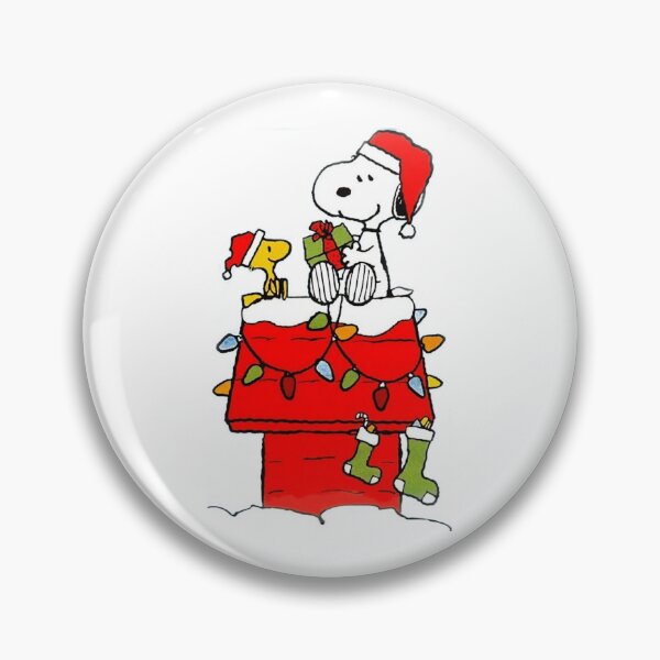 Item preview, peanuts comic strip : christmas gift on dog house designed and sold by gonyclofush.