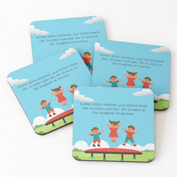 Item preview, Suffer little children designed and sold by Becca's Arts and Merchandise.