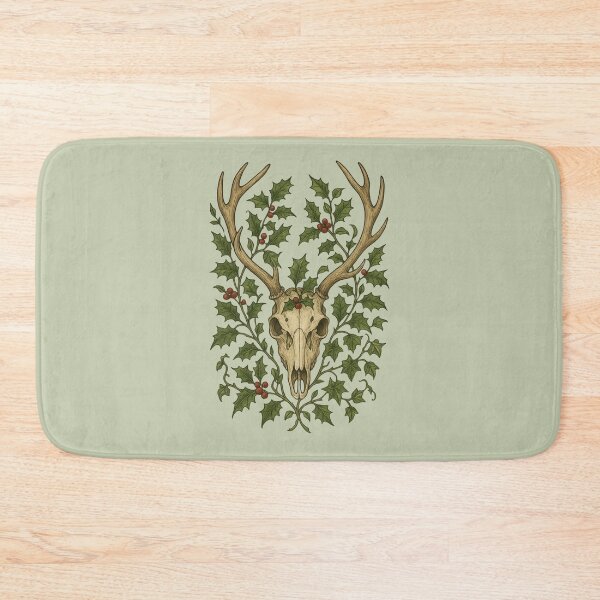 Item preview, Curio-Style Reindeer Skull Dark, Witchy Holiday Design designed and sold by shminoa.
