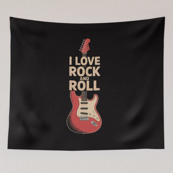 Item preview, I love rock and roll designed and sold by CareTopping.