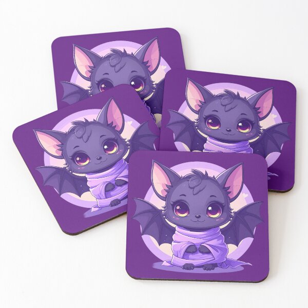 Item preview, Kawaii Pastel Goth Bat Cozy Scarf Cute Chibi Halloween Spooky Aesthetic designed and sold by AOG-DESIGNS.