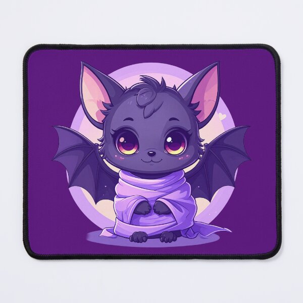 Item preview, Kawaii Pastel Goth Bat Cozy Scarf Cute Chibi Halloween Spooky Aesthetic designed and sold by AOG-DESIGNS.