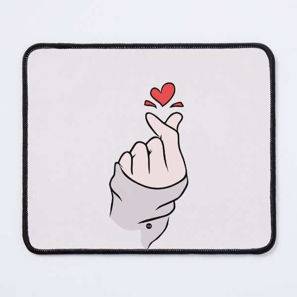 Item preview, Saranghae gesture (fc) designed and sold by XUSRedbubble.