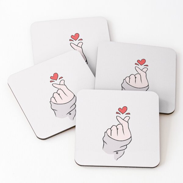 Item preview, Saranghae gesture (fc) designed and sold by XUSRedbubble.