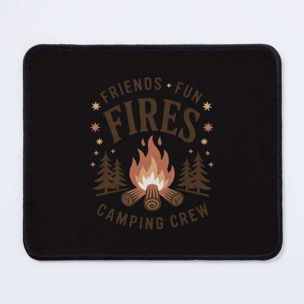 Item preview, Fires, Friends, Fun , Camping Crew designed and sold by ConceptThena.