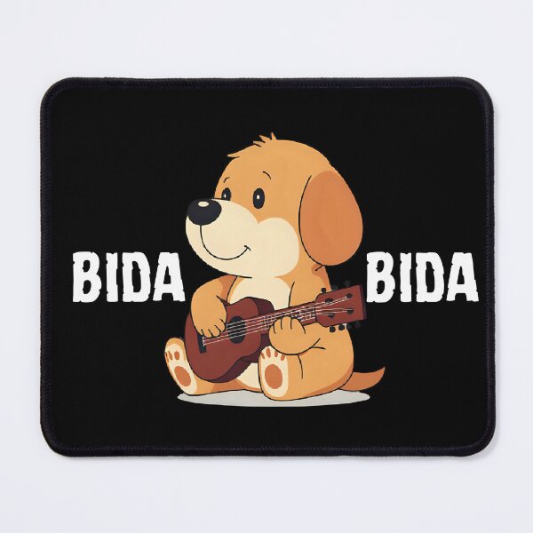 Item preview, Rockin' Pup: Dog Playing Guitar with 'Bida Bida' Vibes (Filipino Fun Slang) designed and sold by OurDTCreations.