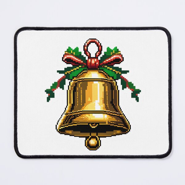 Item preview, Cute Pixel Golden Sleigh Bell with Shiny Highlight designed and sold by BankMano.