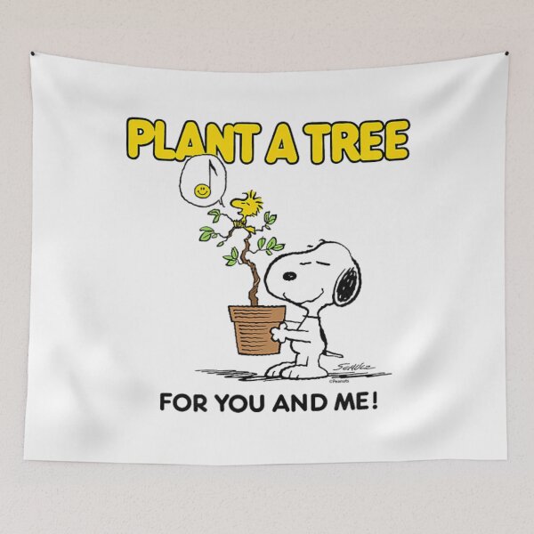 Item preview, Peanuts Eco-Friendly Art – Cute Character Planting a Tree designed and sold by Haleigh Julius.