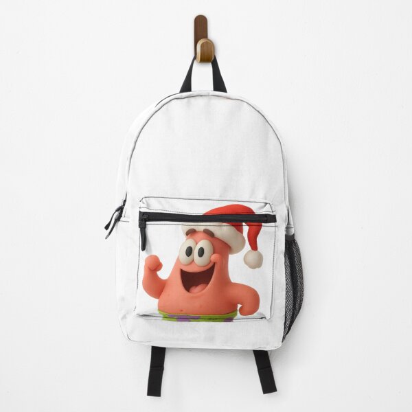 Item preview, SpongeBob - Patrick Star wearing a Santa hat designed and sold by DibujandoPorfa.