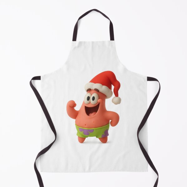 Item preview, SpongeBob - Patrick Star wearing a Santa hat designed and sold by DibujandoPorfa.