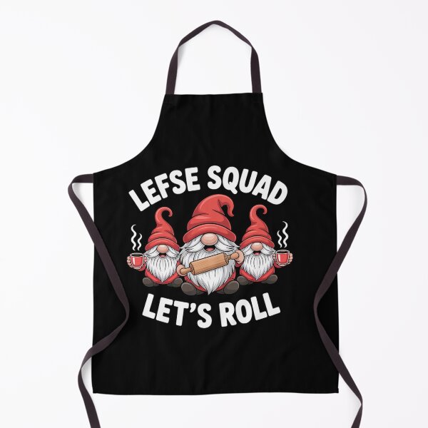 Item preview, Lefse Squad Let’s Roll Funny Gnome Baking designed and sold by milanforbes.