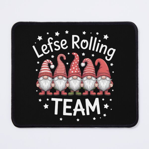 Item preview, Lefse Rolling Team God Jul Gnome Tomte Xmas Santa Christmas designed and sold by TiredPack.