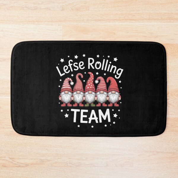 Item preview, Lefse Rolling Team God Jul Gnome Tomte Xmas Santa Christmas designed and sold by TiredPack.
