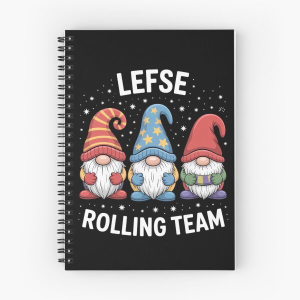 Item preview, Lefse Rolling Team Nordic Merry Christmas Gnome Baking Tomte designed and sold by estellaken.