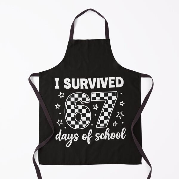 Item preview, I Survived 67 Days of School 100th Days Funny Six Seven Meme designed and sold by EraGavit.