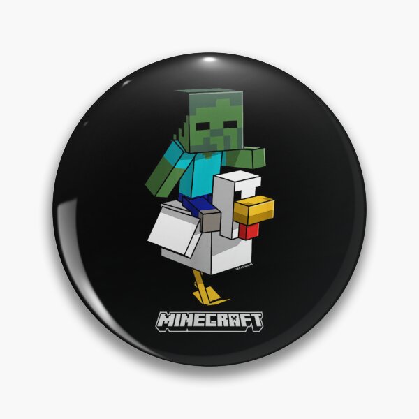 Item preview, Minecraft Blocky Rider – Funny Cube Character on Chicken Art designed and sold by AmareAlfr.