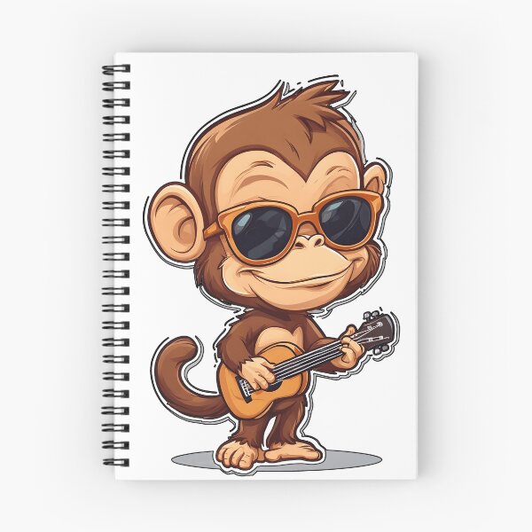 Item preview, monkey the guitarist designed and sold by aliraweb.