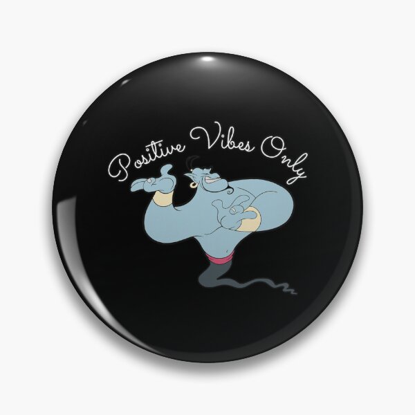 Item preview, Genie Positive Vibes – Cheerful Blue Magic Character Art designed and sold by SantoAtti.