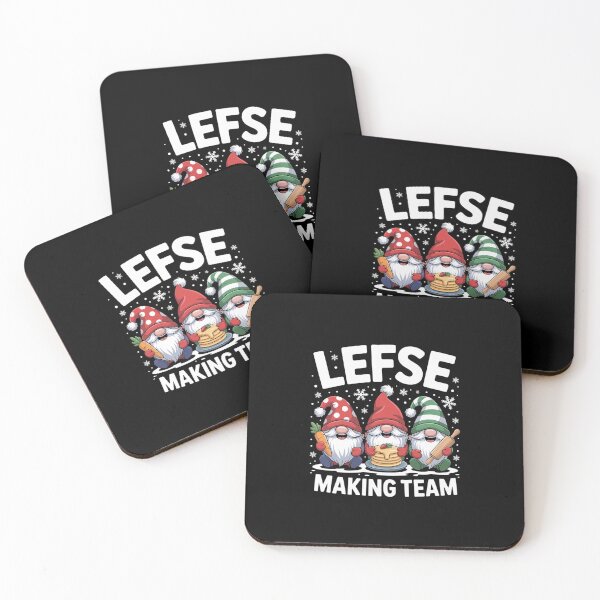 Item preview, Lefse Making Team Christmas Baking Gnomes designed and sold by khorbiasieno.