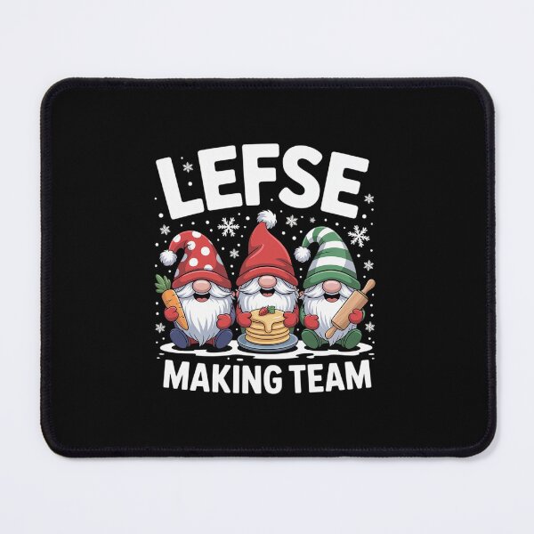 Item preview, Lefse Making Team Christmas Baking Gnomes designed and sold by khorbiasieno.
