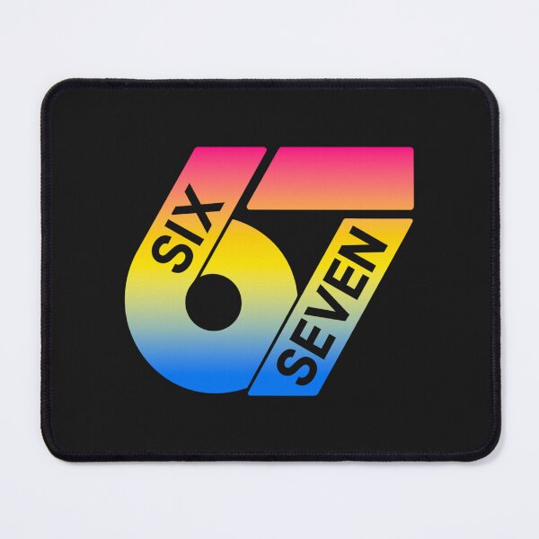 Item preview, Six Seven 67 Colorful 6 7 Gen Alpha Slang Trendy Meme designed and sold by EraGavit.