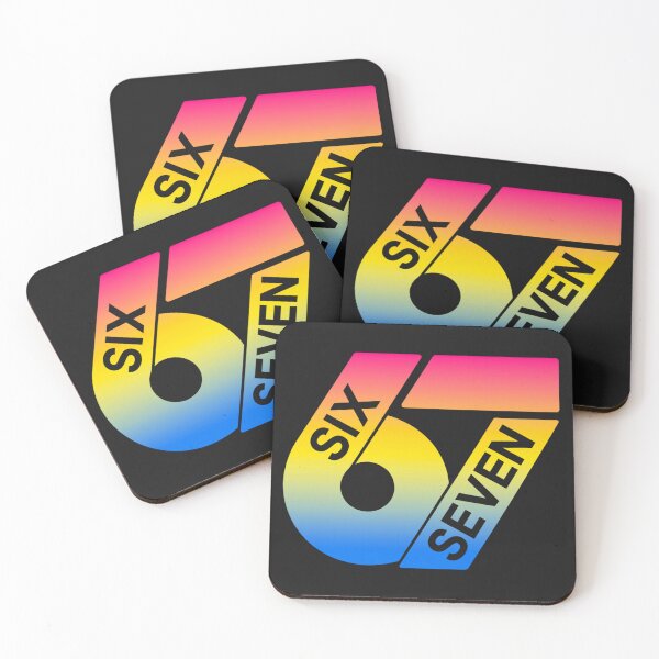 Item preview, Six Seven 67 Colorful 6 7 Gen Alpha Slang Trendy Meme  designed and sold by EraGavit.