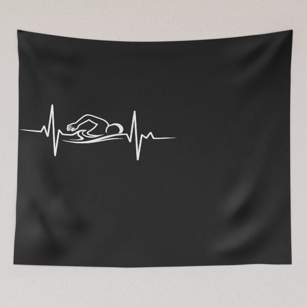 Item preview, Swimming Heartbeat Gift For Swimmers designed and sold by Eskomeranola.