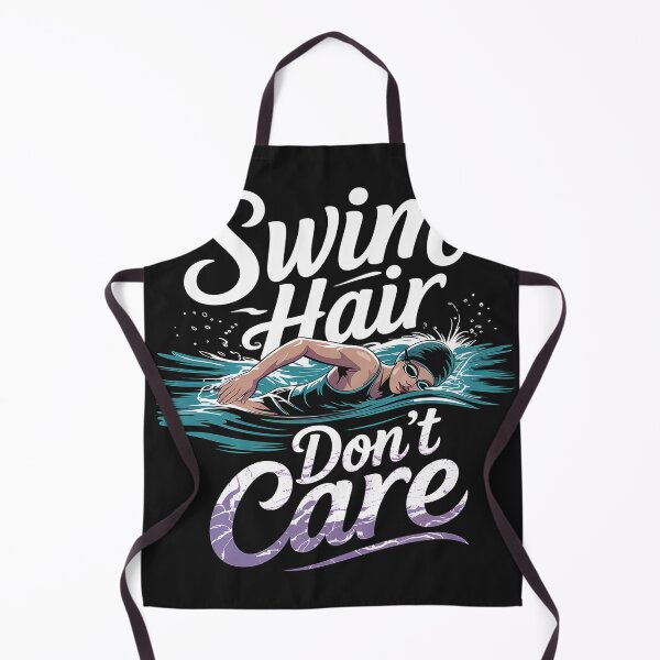 Item preview, Swimming Swimmer Swim Hair Don't Care Girl designed and sold by Eskomeranola.