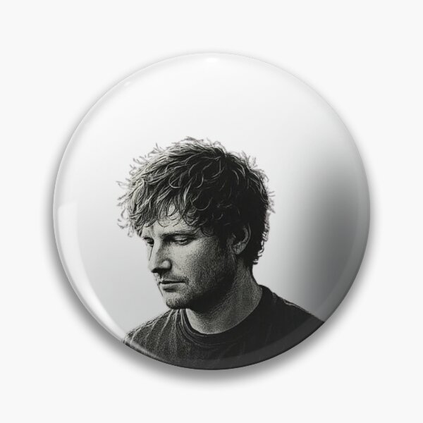 Item preview, Ed Sheeran Portrait – Minimalist Black & White Shirt designed and sold by Bachir3400.