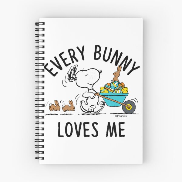 Item preview, Peanuts Every Bunny Loves Me – Cute Easter Bunny & Egg Art designed and sold by CedriMark.