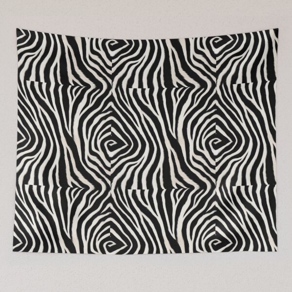 Item preview, ZEBRA PELT SKIN HIDE TAXIDERMY PRINT~Safari Wild African Animal Lover~Party Decoration~Birthday Gift~Favor designed and sold by Spinning Plates 360.
