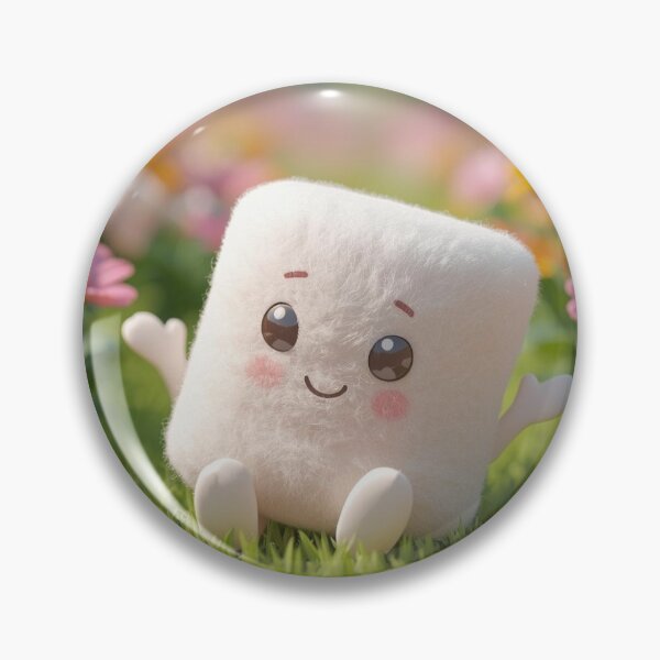 Item preview, Marshmallow with flowers designed and sold by LauraCent.