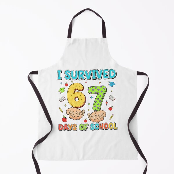 Item preview, I Survived Sixty Seven Days Of School With Bright Classroom Colors And Fun Student Energy designed and sold by Han1986.