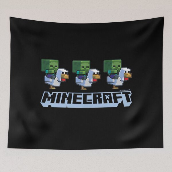 Item preview, Minecraft Pixel Chicken Riders – Cute Chibi Blocky Characters Art designed and sold by CedriMark.