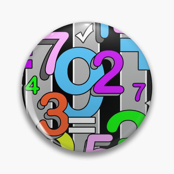 Item preview, Fun colorful arithmetic math bright retro pattern designed and sold by fuzzyfox.