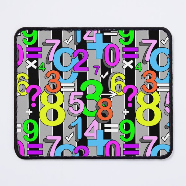 Item preview, Fun colorful arithmetic math bright retro pattern designed and sold by fuzzyfox.