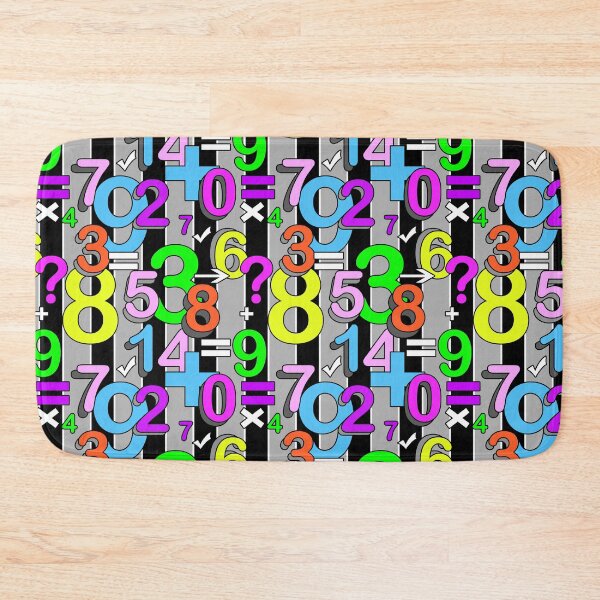 Item preview, Fun colorful arithmetic math bright retro pattern designed and sold by fuzzyfox.