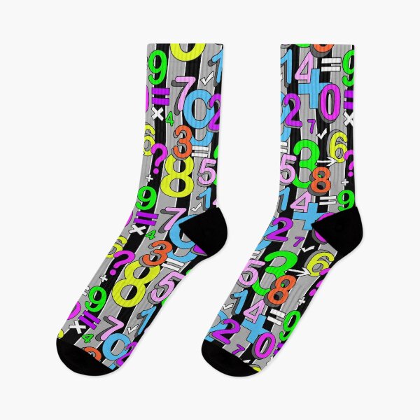 Item preview, Fun colorful arithmetic math bright retro pattern designed and sold by fuzzyfox.