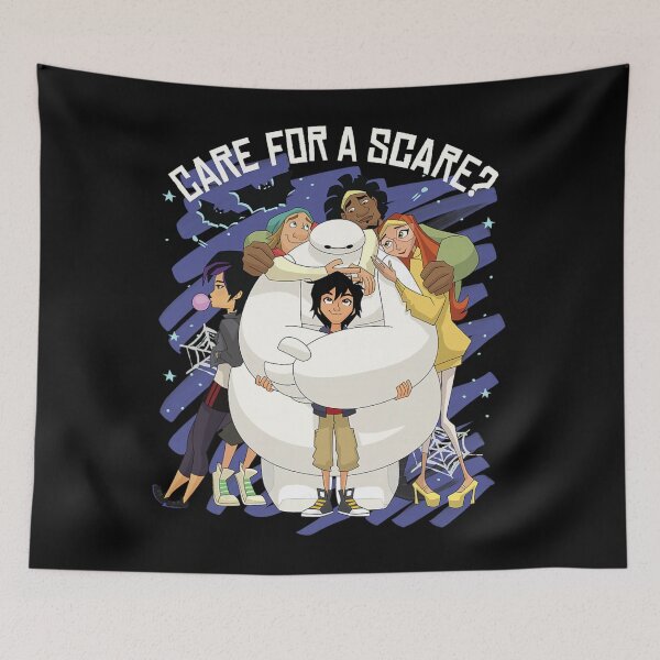 Item preview, Baymax Care For a Scare – Cute Halloween Friends Illustration designed and sold by CedriMark.