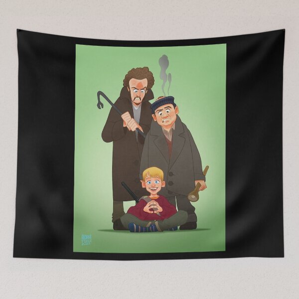 Item preview, Home Alone Holiday Mischief – Funny Cartoon Bandits & Kid Art designed and sold by Rachel Francis6.