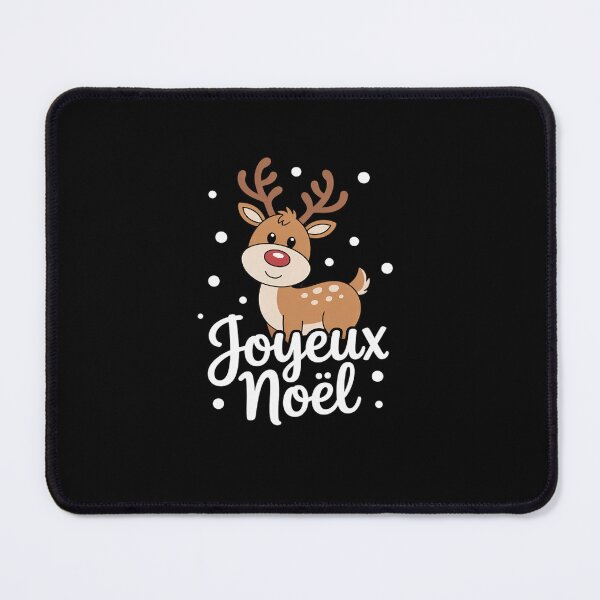 Item preview, Joyeux Noel Merry Christmas With Fluffy Rudolph Reindeer designed and sold by marcusry.