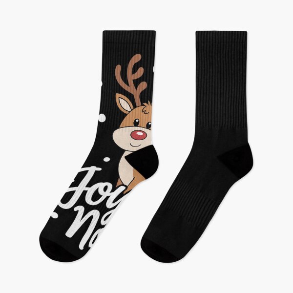 Item preview, Joyeux Noel Merry Christmas With Fluffy Rudolph Reindeer designed and sold by marcusry.