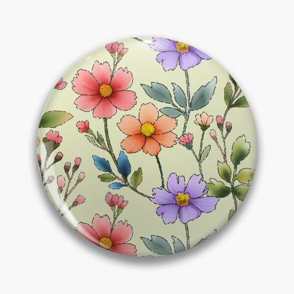 Item preview, Floral Embroidery Garden designed and sold by Charmy Design.