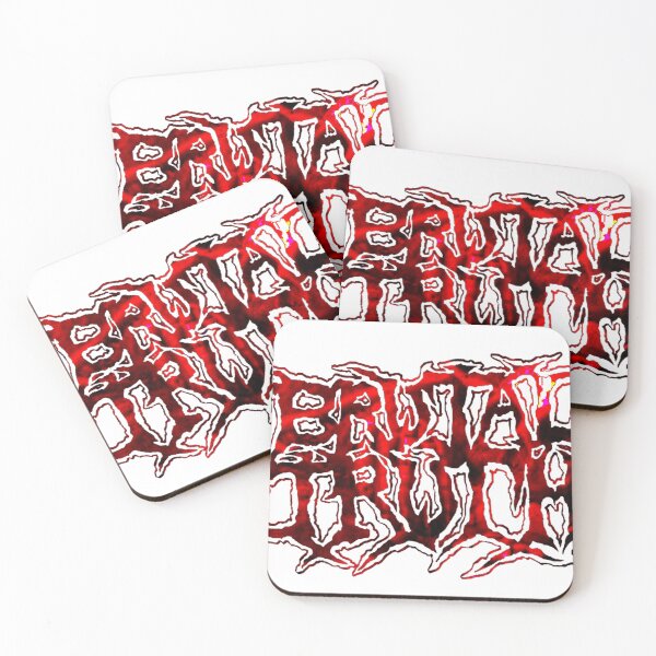 Item preview, Brutal Truth grindcore logo designed and sold by thingsthatrhymewithorange.