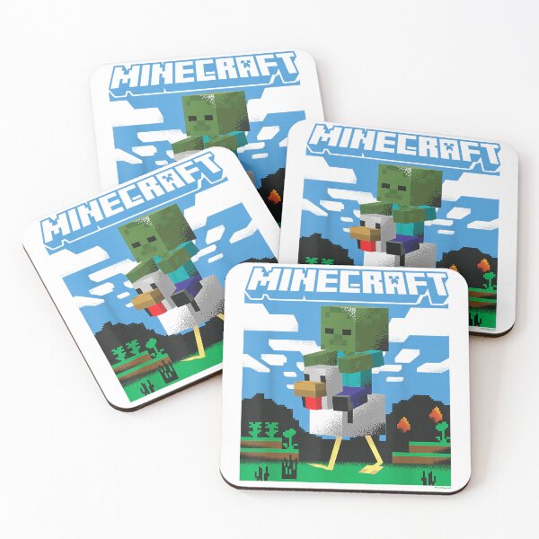 Item preview, Minecraft Chicken Rider – Blocky Pixel Adventure Artwork designed and sold by Rachel Francis6.