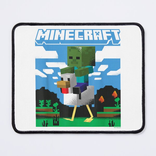 Item preview, Minecraft Chicken Rider – Blocky Pixel Adventure Artwork designed and sold by Rachel Francis6.