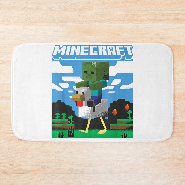 Item preview, Minecraft Chicken Rider – Blocky Pixel Adventure Artwork designed and sold by Rachel Francis6.