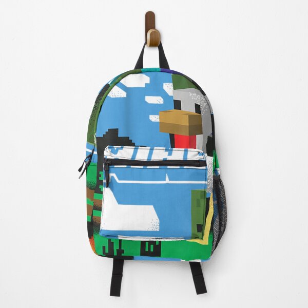 Item preview, Minecraft Chicken Rider – Blocky Pixel Adventure Artwork designed and sold by Rachel Francis6.