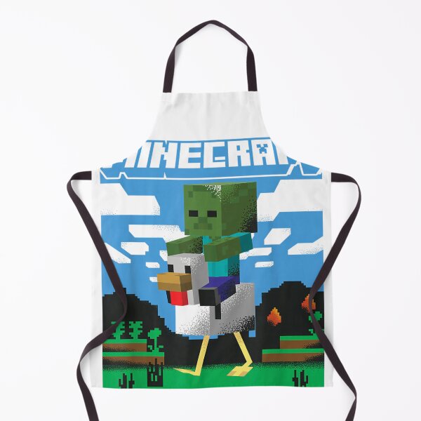 Item preview, Minecraft Chicken Rider – Blocky Pixel Adventure Artwork designed and sold by Rachel Francis6.