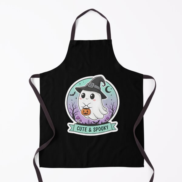 Item preview, Cute Witch Ghost Halloween Sticker designed and sold by Ekracreatives.
